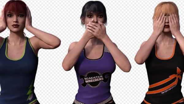 시각장애, 청각장애, 언어장애를 상징적으로 표현한 일러스트