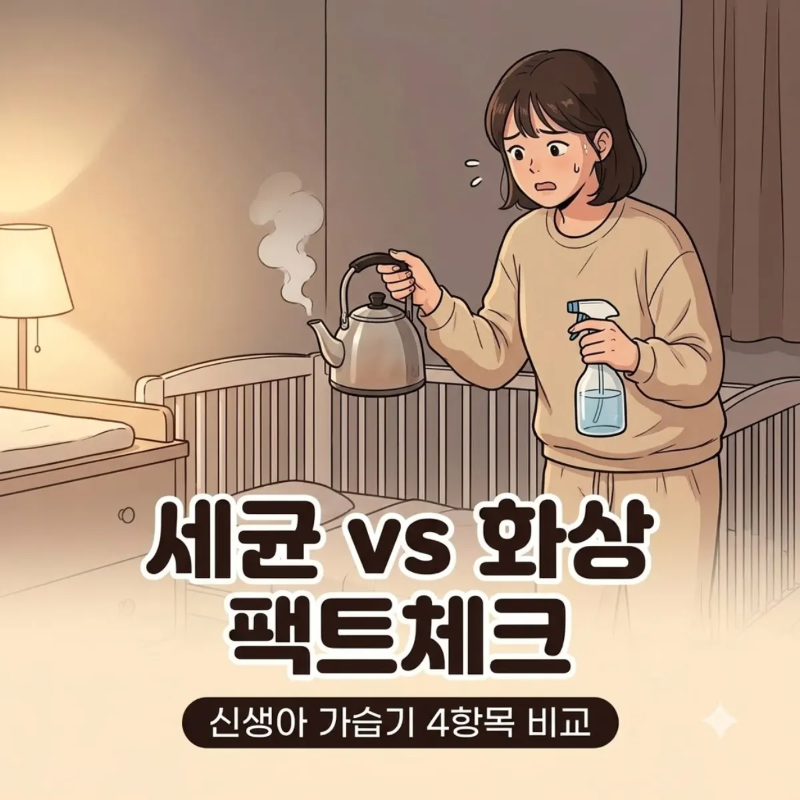 열식 vs 초음파 가습기 핵심 딜레마 요약 카드