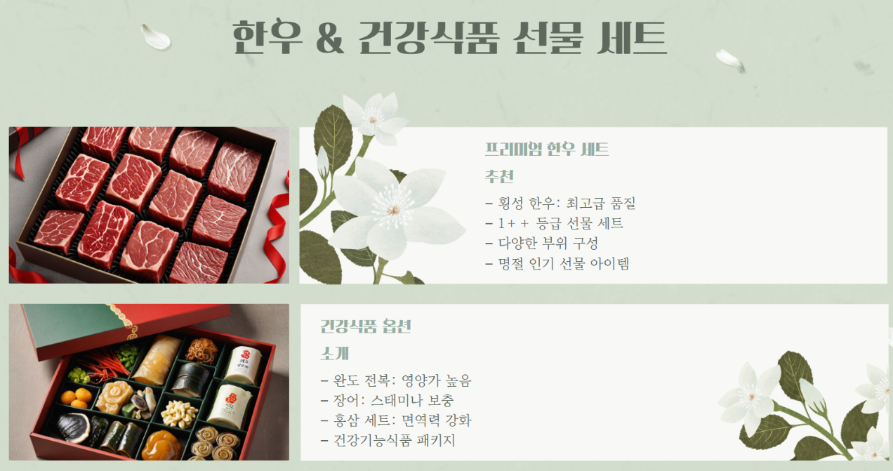 건강식품선물세트