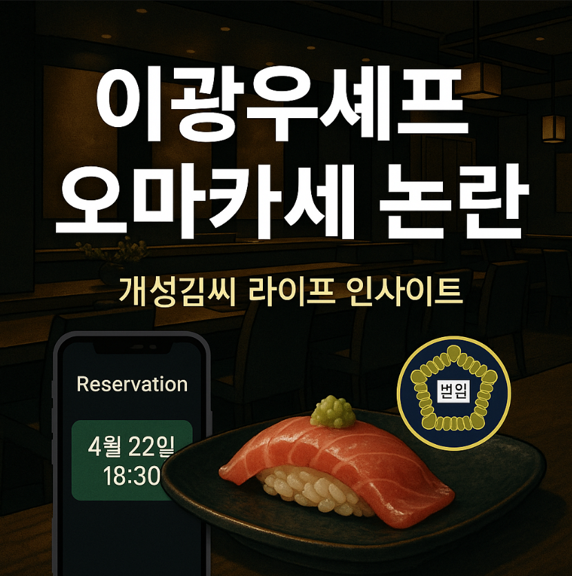 이광우셰프,오마카세,강남맛집,스시사토시,오마카세예약,일식추천,사토시논란