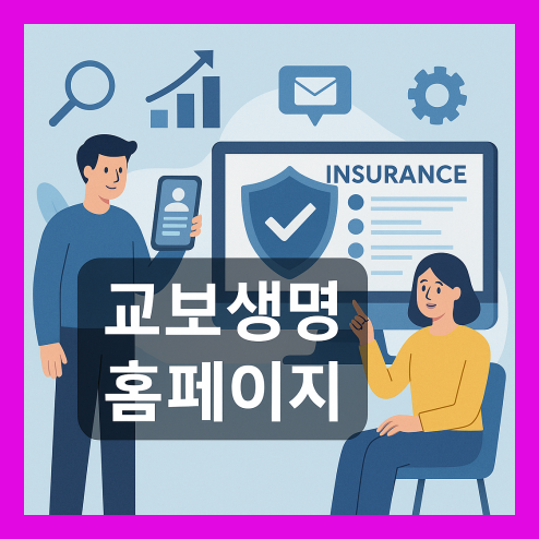 교보생명 홈페이지, 계약 조회, 보험금 청구, 비대면 상담