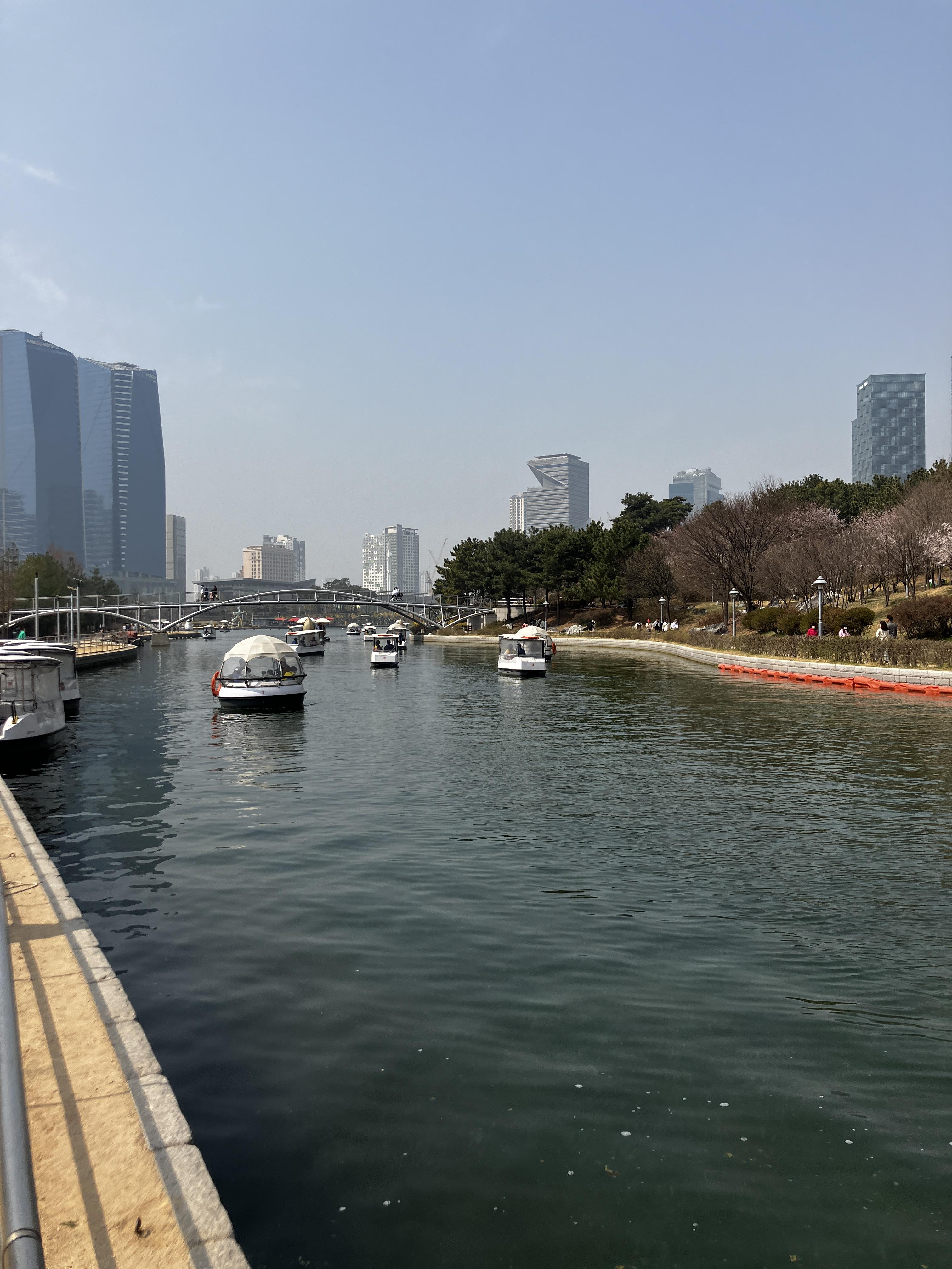 송도 센트럴파크 수상레저 보트