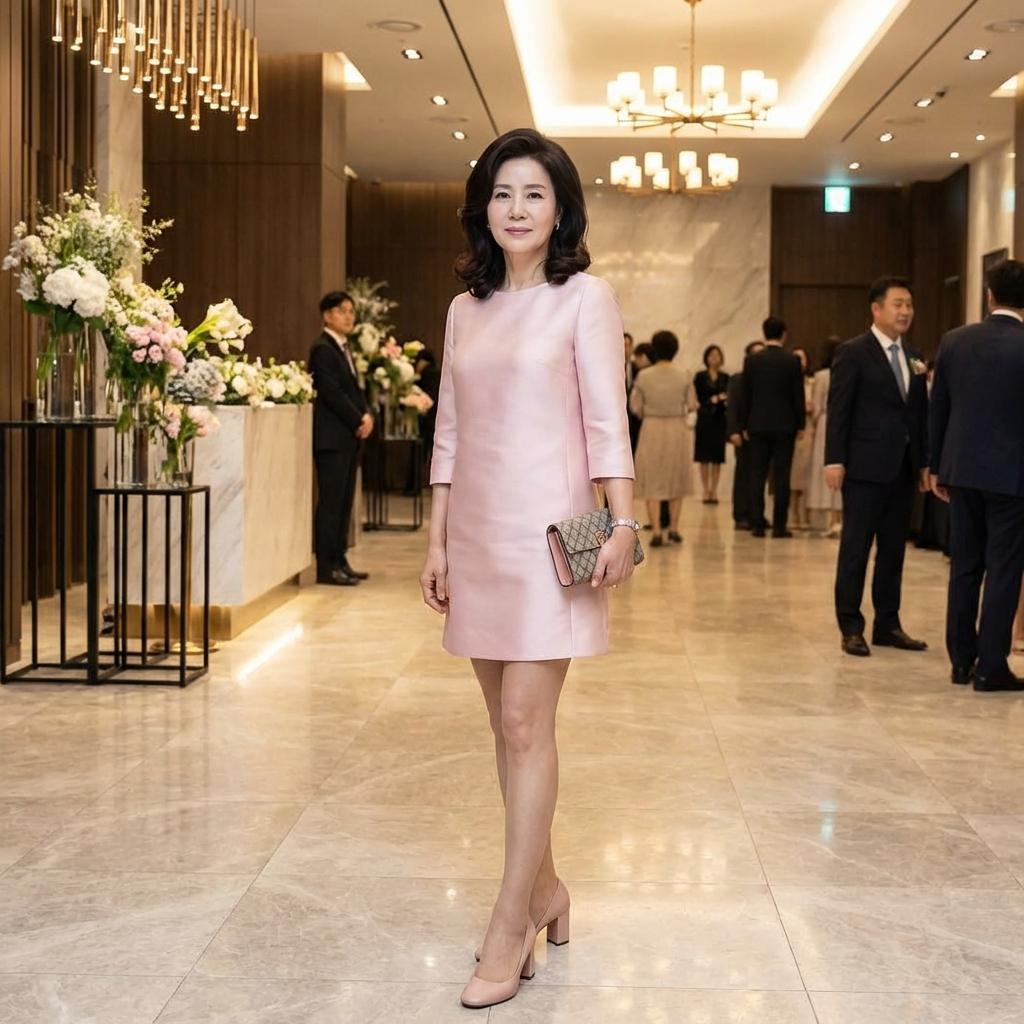 60대 엄마 결혼식 하객룩 원피스 추천