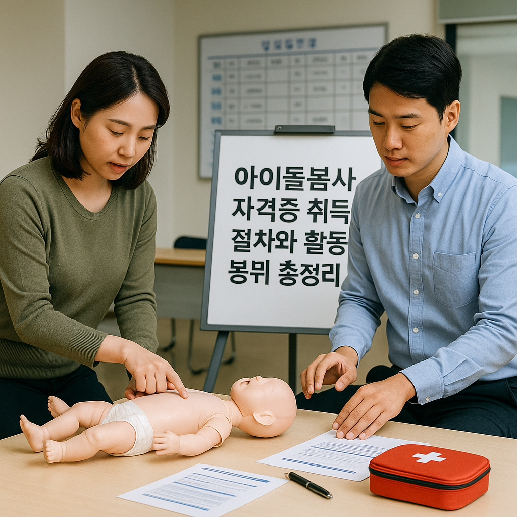 아이돌봄사 자격증 취득 절차와 활동 범위 총정리