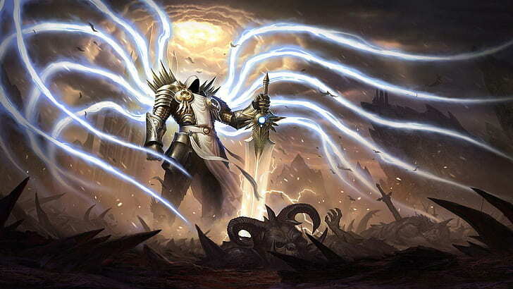 diablo's tyrael wallpaper