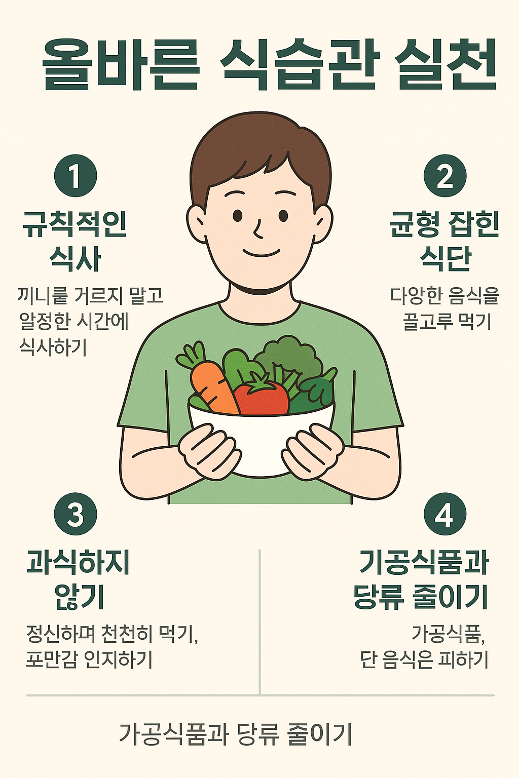 올바른 식습관 관련 이미지