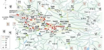 무등산 등산코스 완벽 등산지도와 준비사항 2025_5