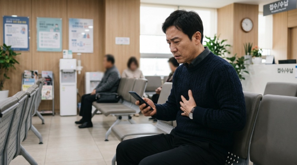 명치 통증 병원 확인