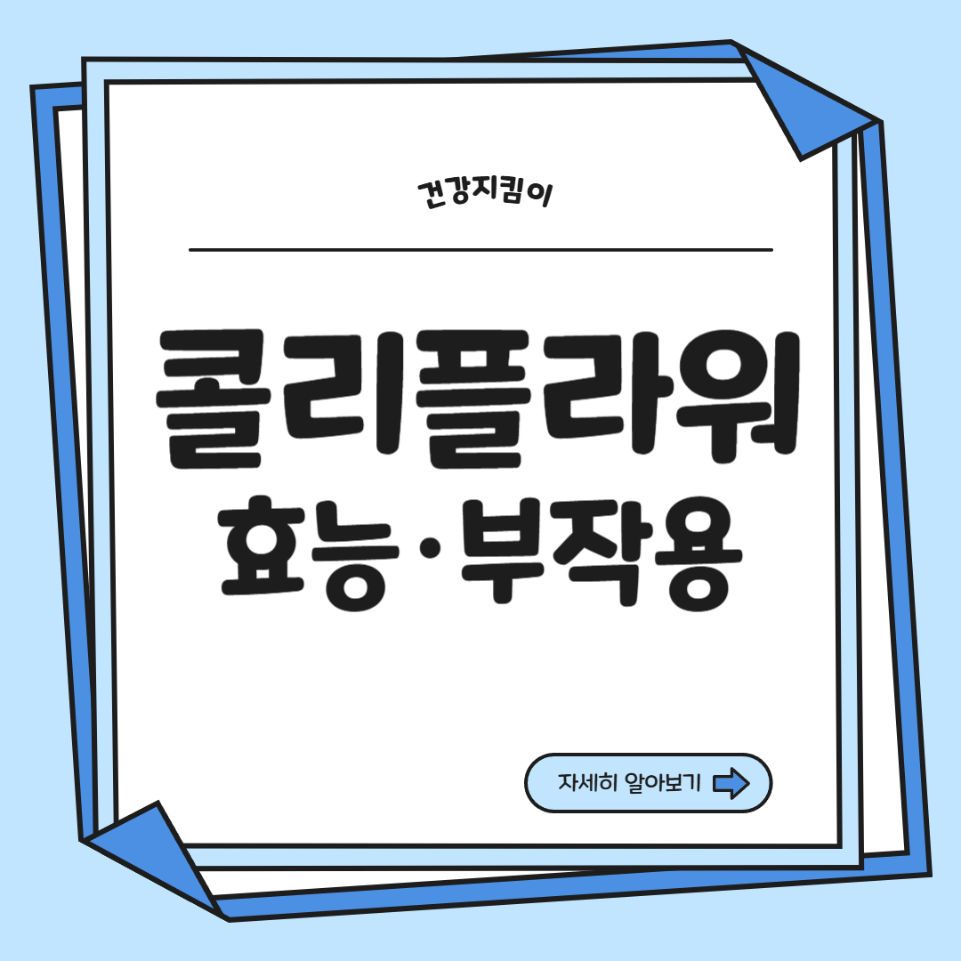 콜리플라워 효능 성분 먹는방법 부작용 고르는법