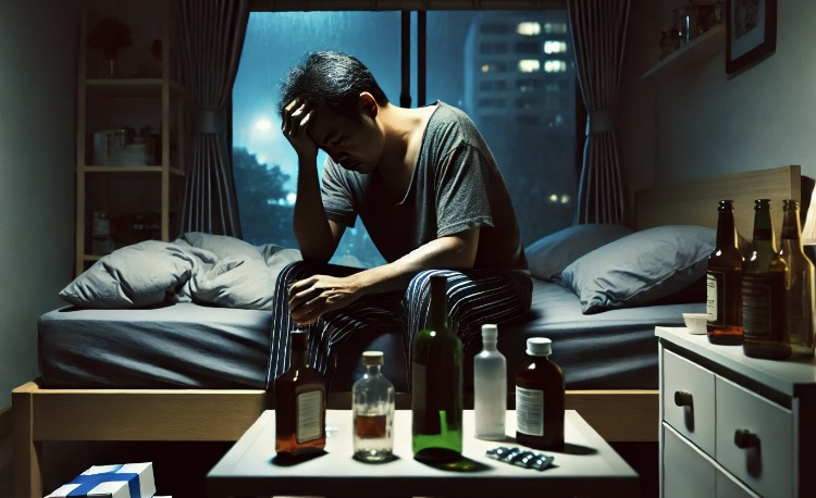 건강이 나빠진 모습