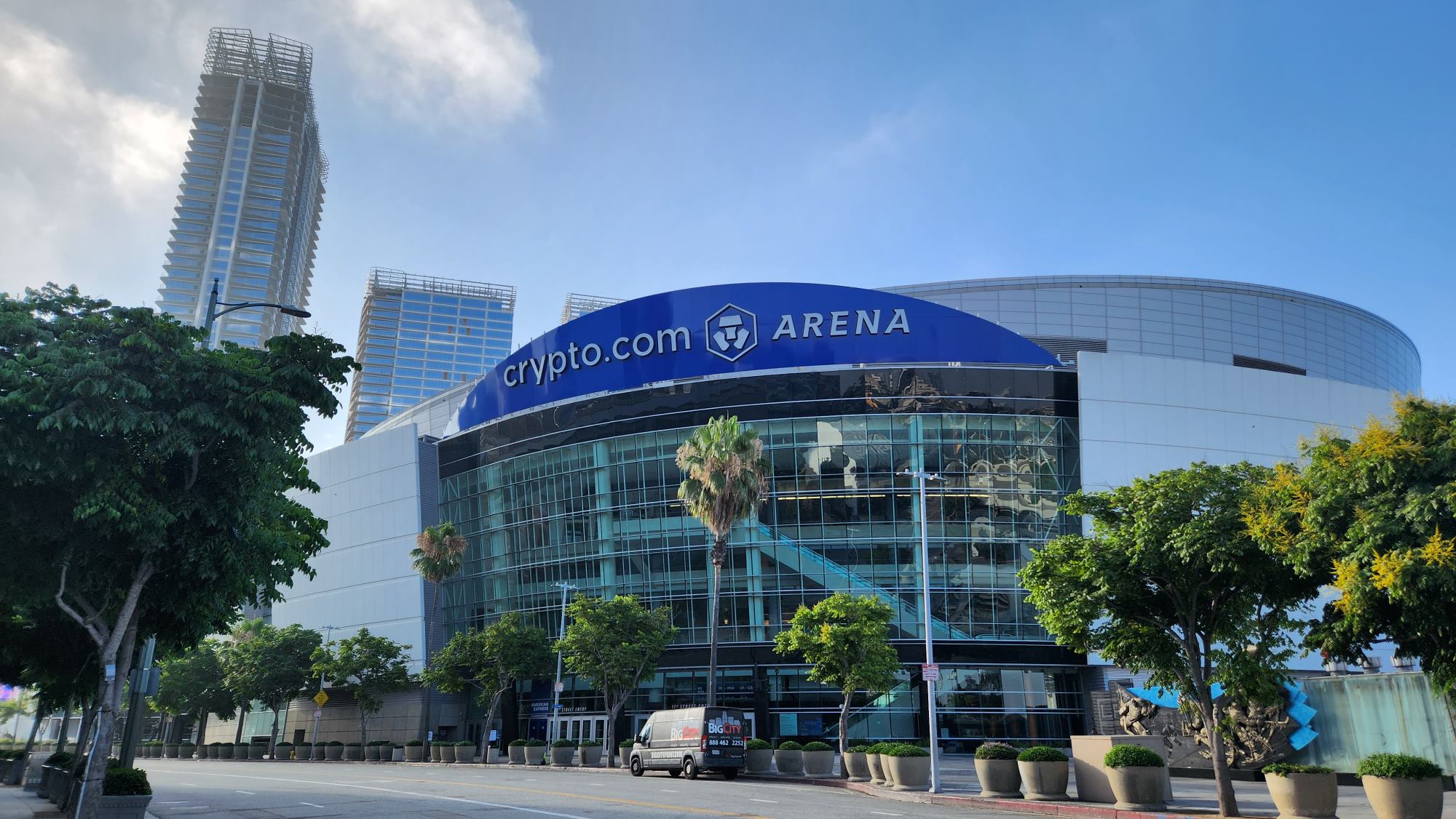 크립토 아레나 공연장 모습