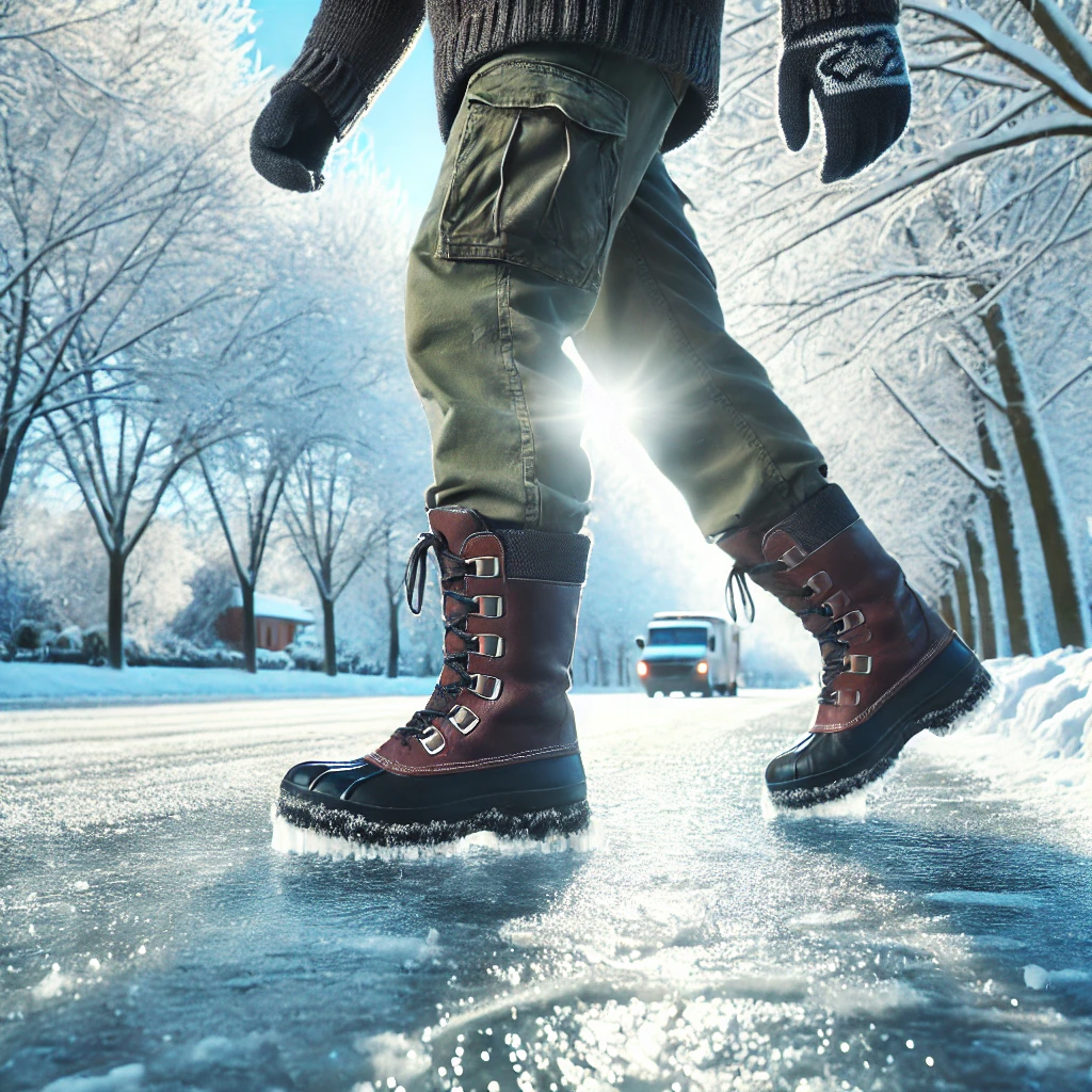 눈이 와서 미끄러운 길을 안전하게 걷는 방법