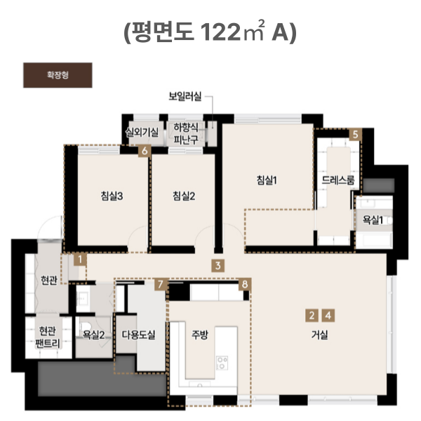 써밋 리미티드 남천 평면도