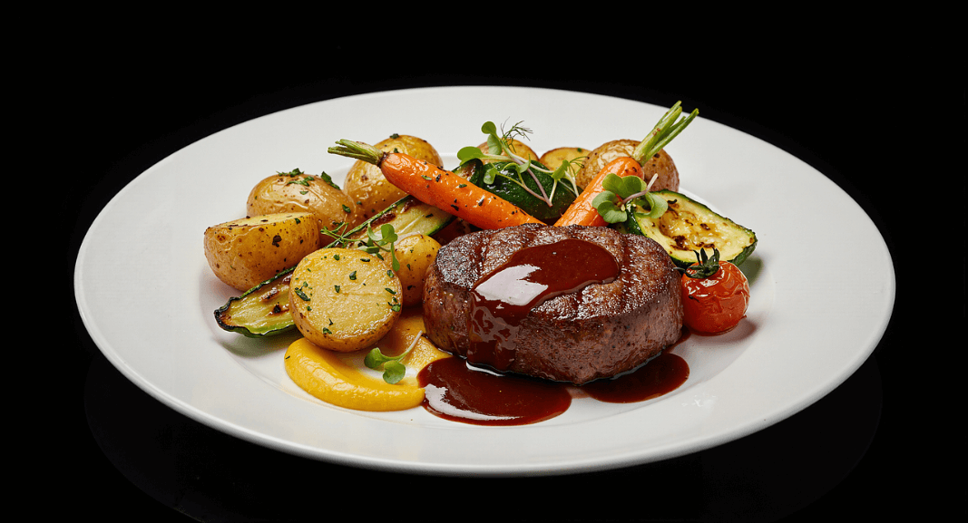 스테이크와 요리