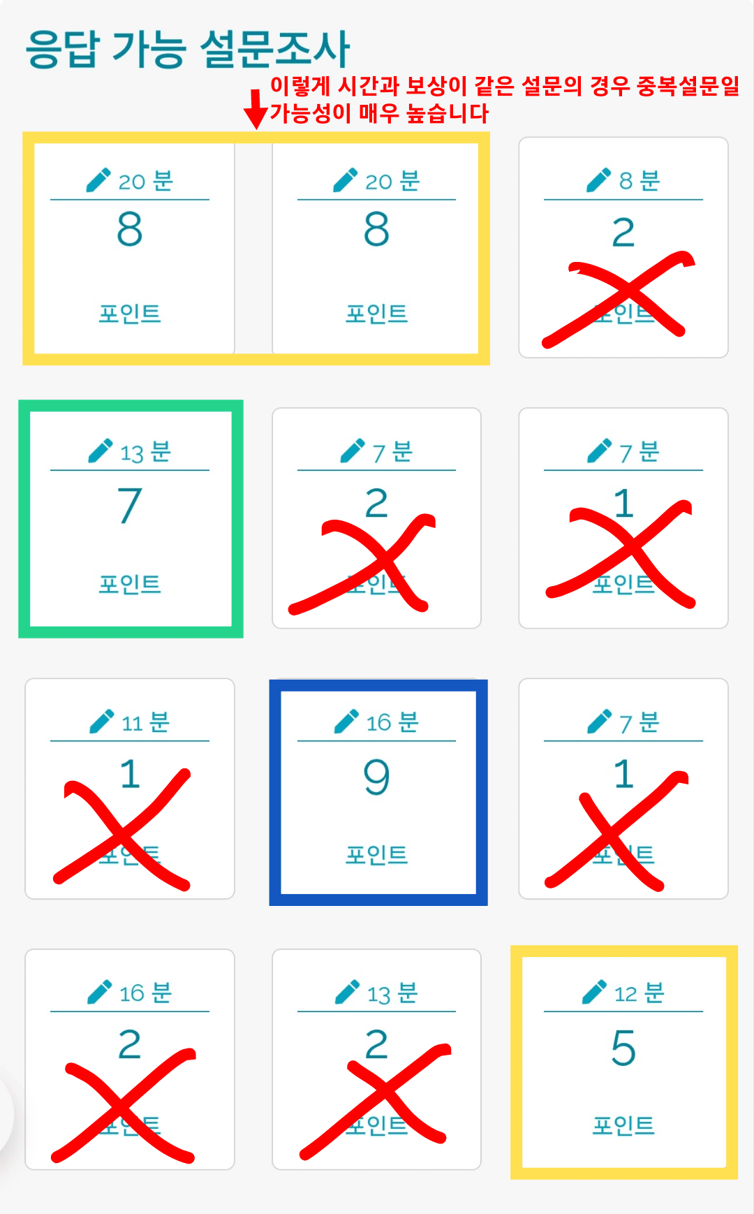 좋은 설문 고르는 방법
