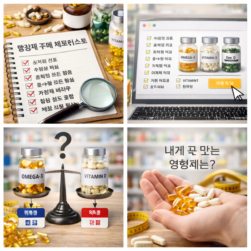 영양제 성분표 보는 법