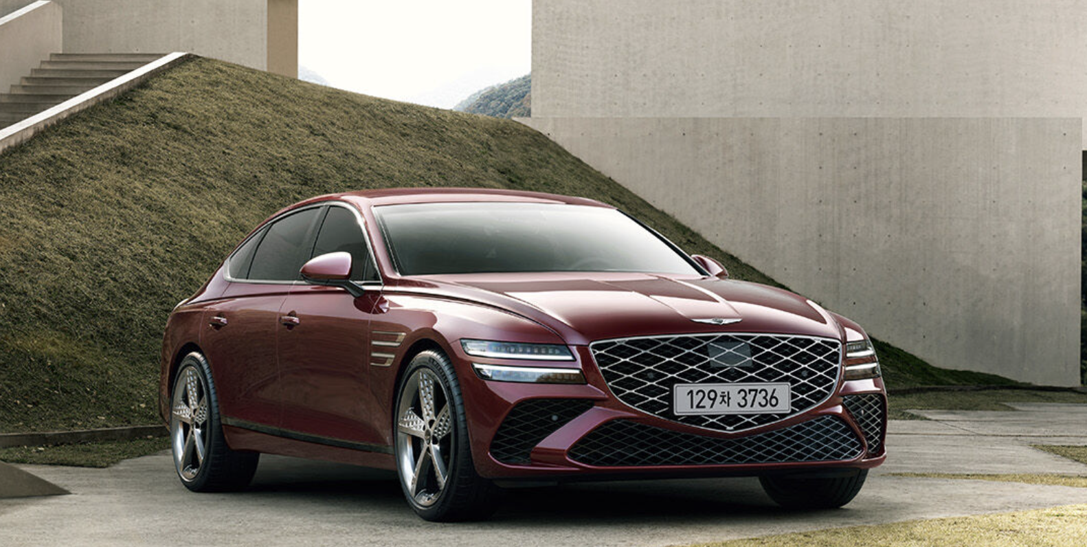 제네시스 홈페이지에서 가져온 g80의 사진