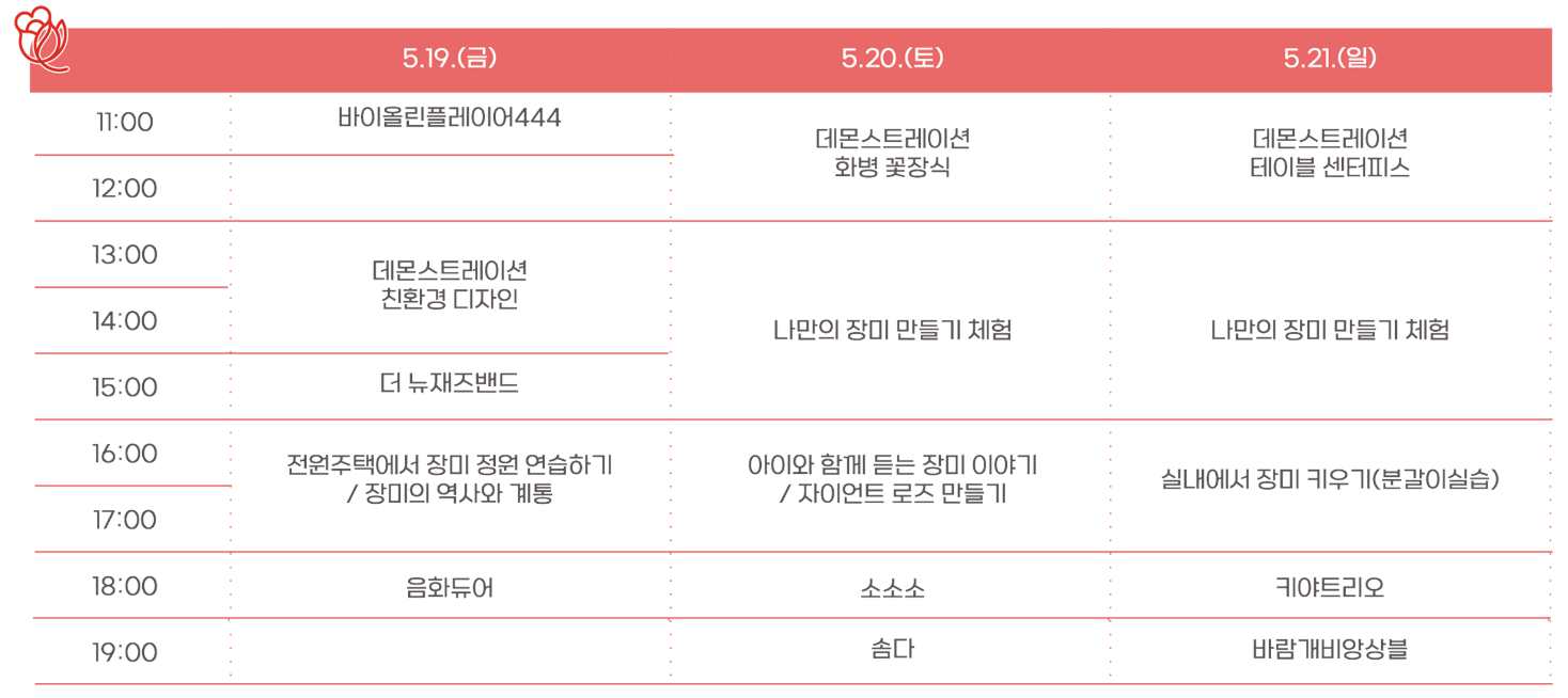 서울장미축제 기본정보