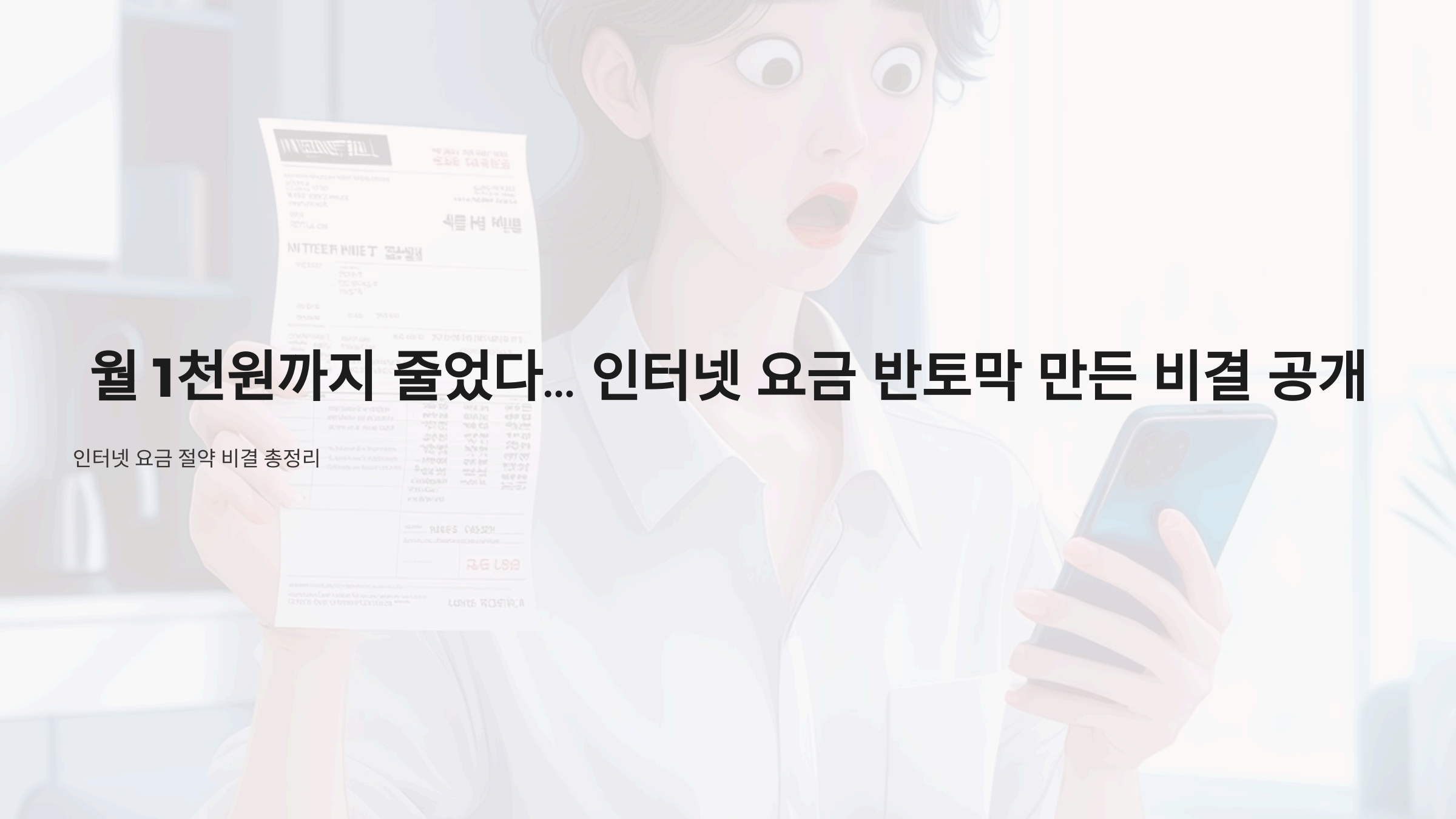 월 요금 1천원