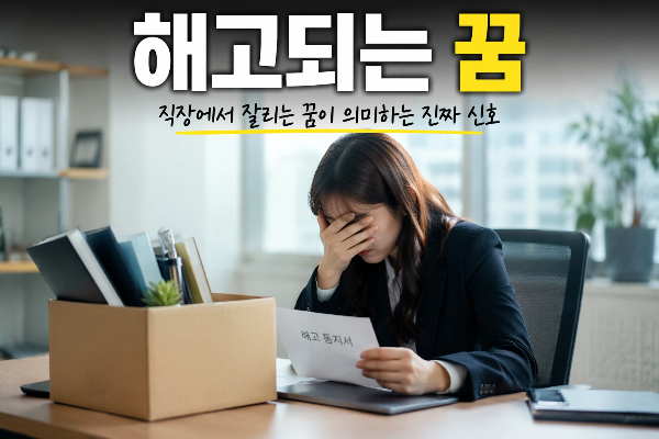 해고되는 꿈 해몽 총정리💼｜직장에서 잘리는 꿈, 불길한 신호일까?