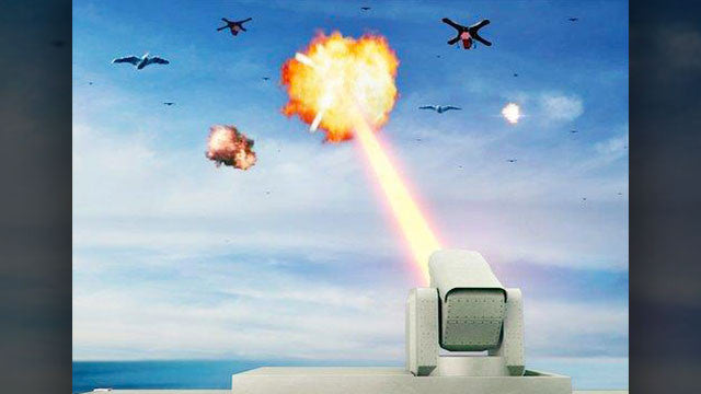 레이저 대공 무기 천공