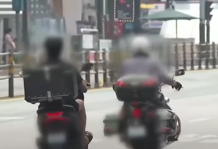 오토바이-교통법규위반