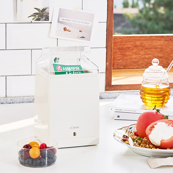 UUU몰-보만-미니-요거트-메이커-우유팩-요쿠르트-유산균-요플레-제조기