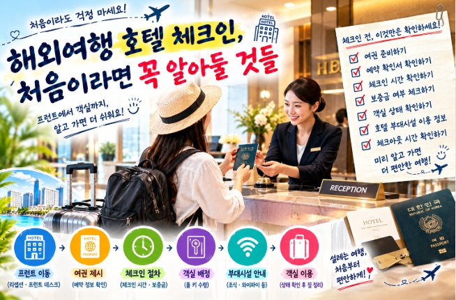 호텔 체크인 확인