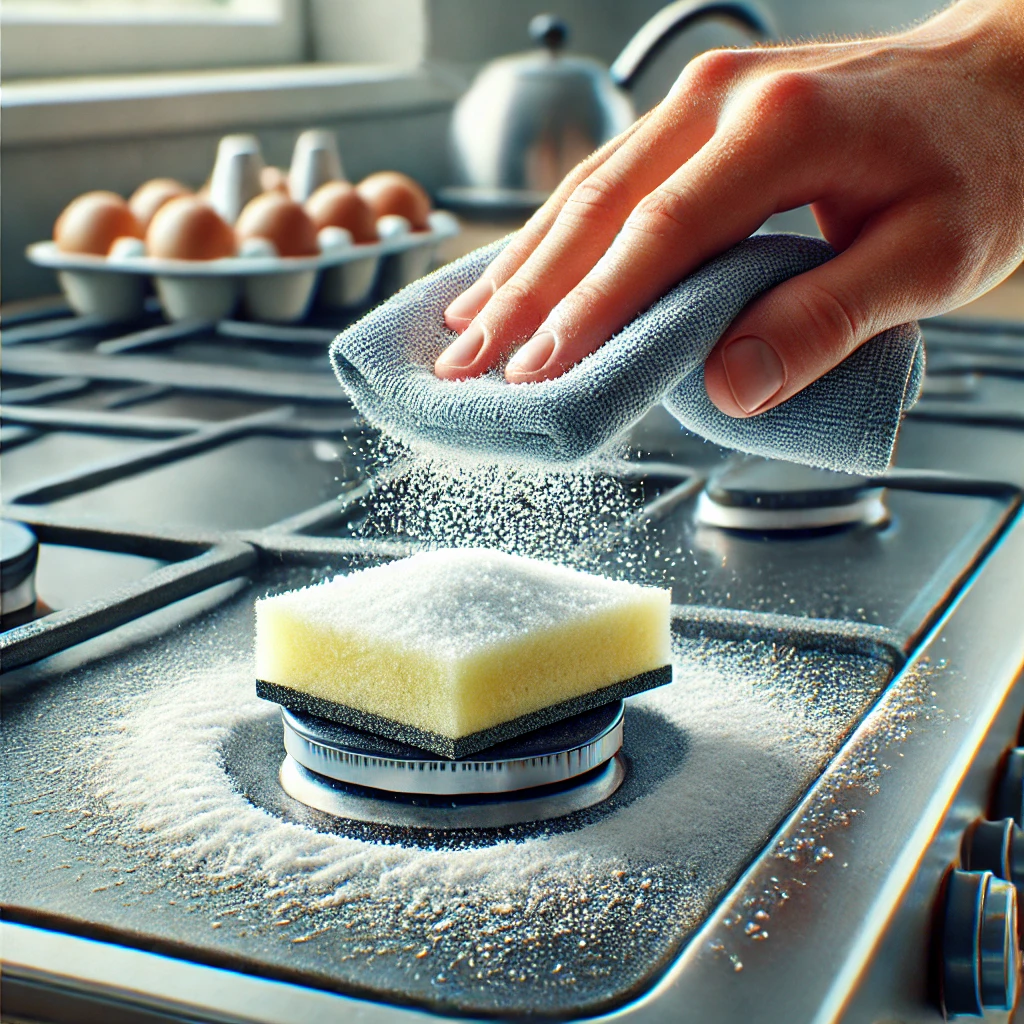 소금을 활용한 기름때 제거 방법