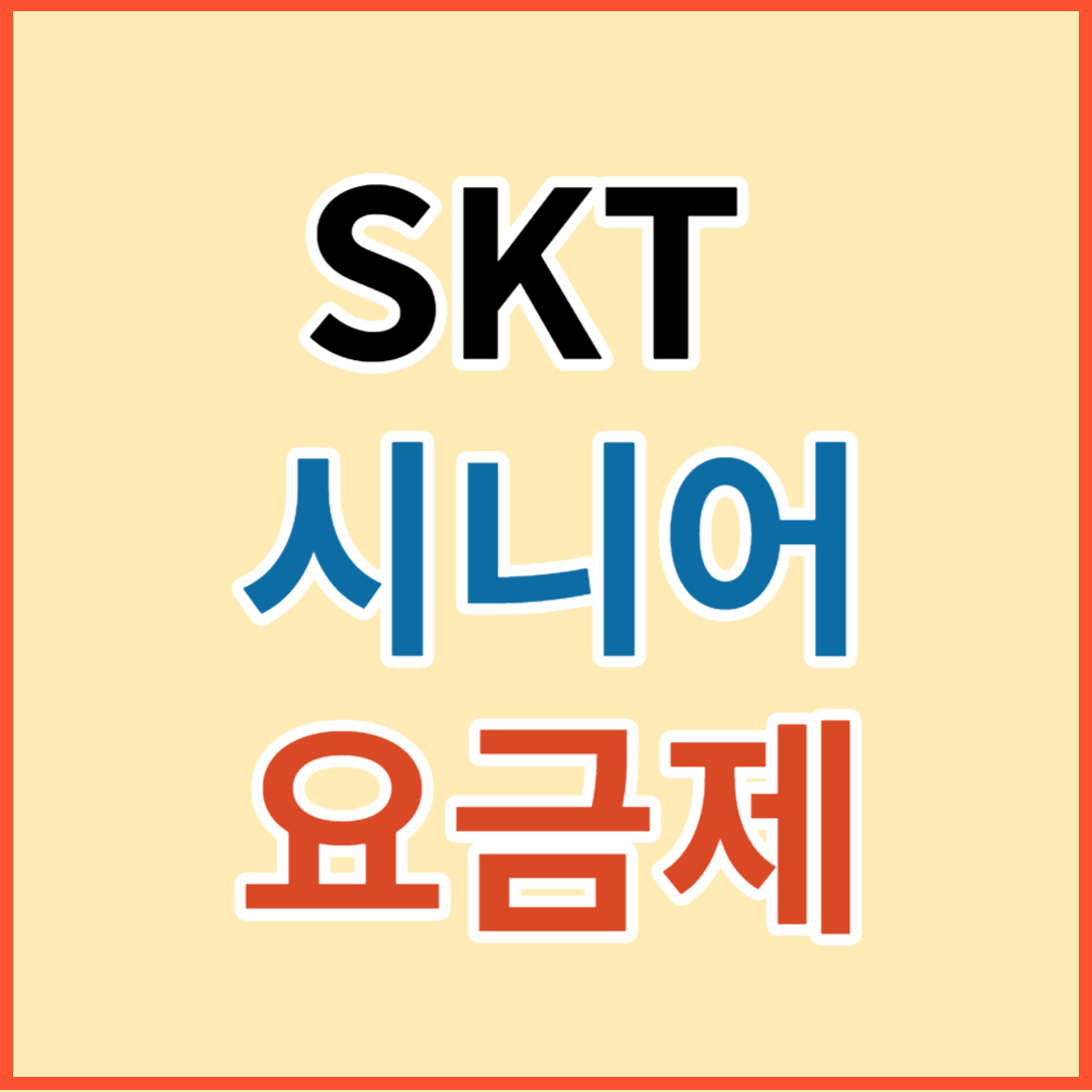 SKT 시니어 요금제