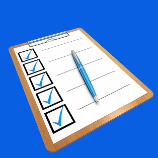 체크리스트와 볼펜