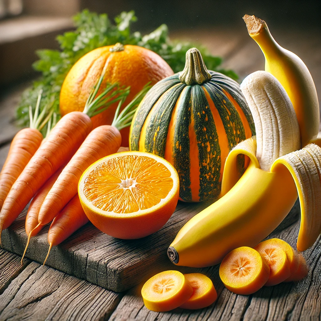 당근-오렌지-바나나-단호박