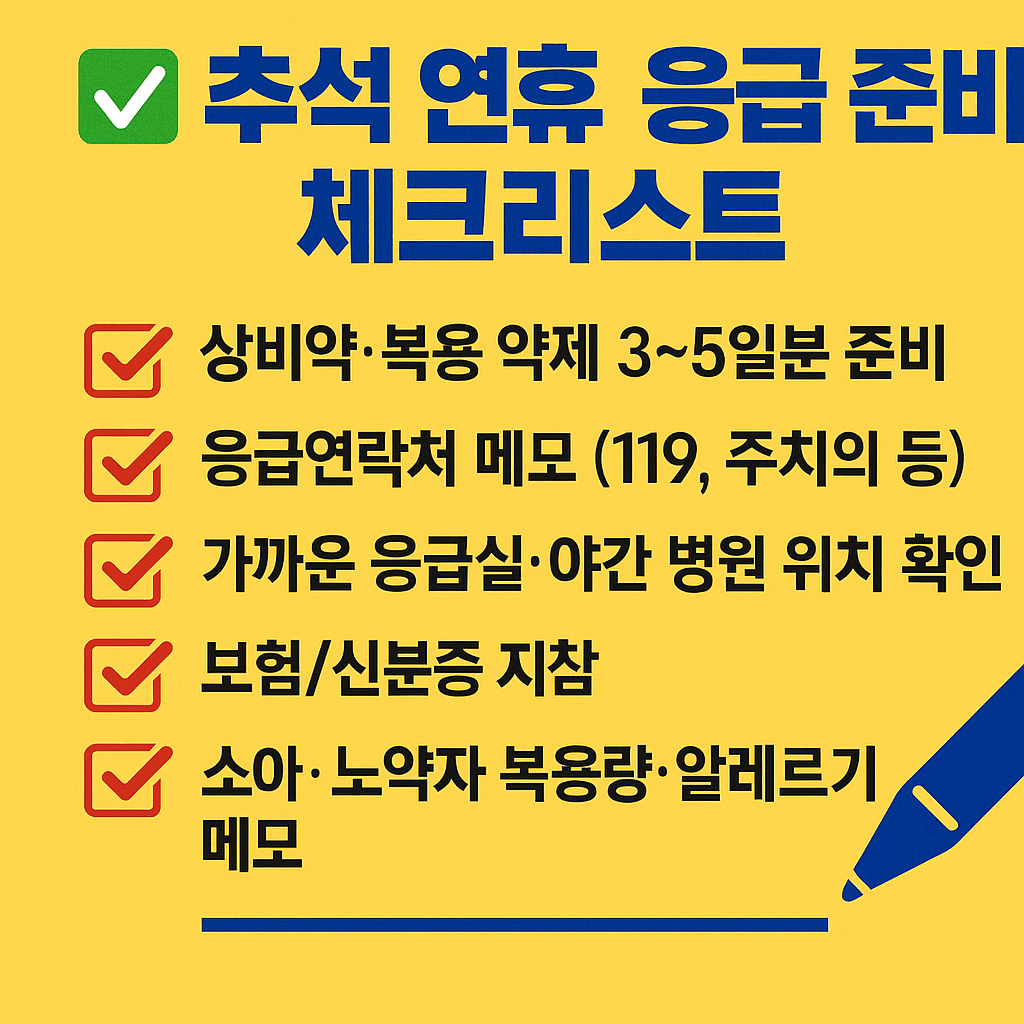 119와 1339 응급 연락처 모음 및 활용 방법