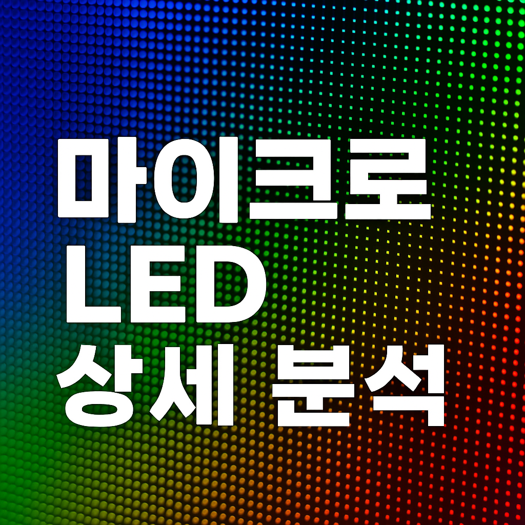 마이크로 LED(Micro LED) 상세 분석