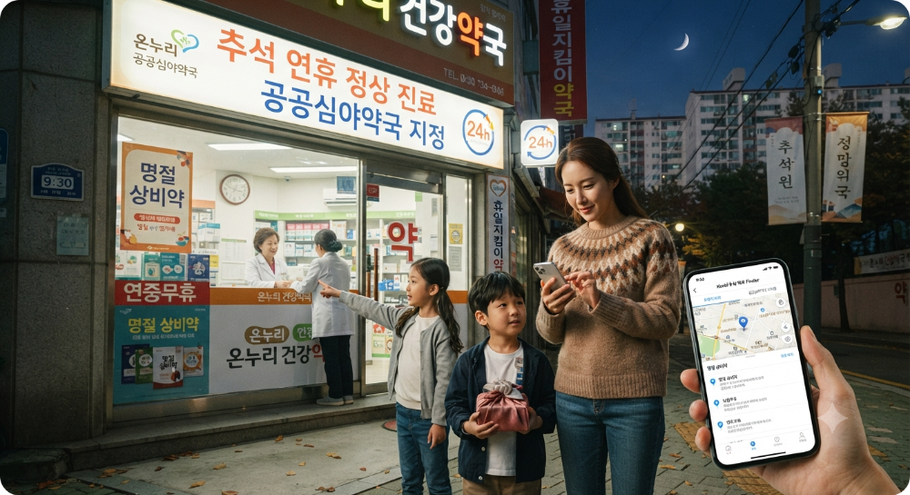 추석 연휴 문 여는 병원·약국 이미지