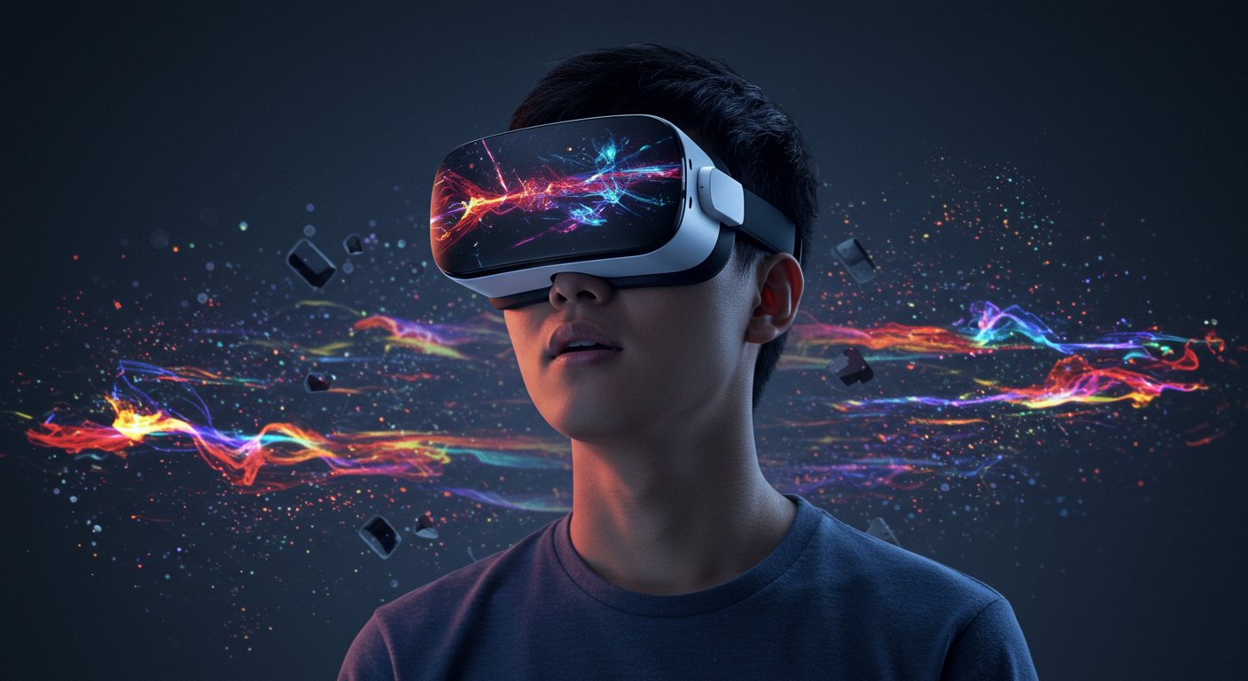 애플-비전-프로를-착용하며-신세계를-경험하는-사람의-모습