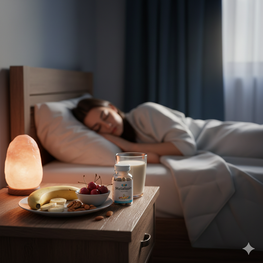 숙면의 마법, 멜라토닌 수치를 높이는 천연 식품과 수면 위생 가이드