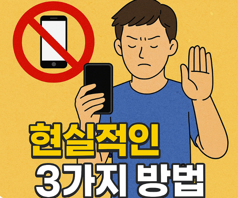 현실적인 3가지 방법