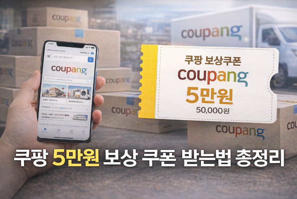 쿠팡 구매이용권 4종류 최대 5만원 받는 법 3분 완벽 정리