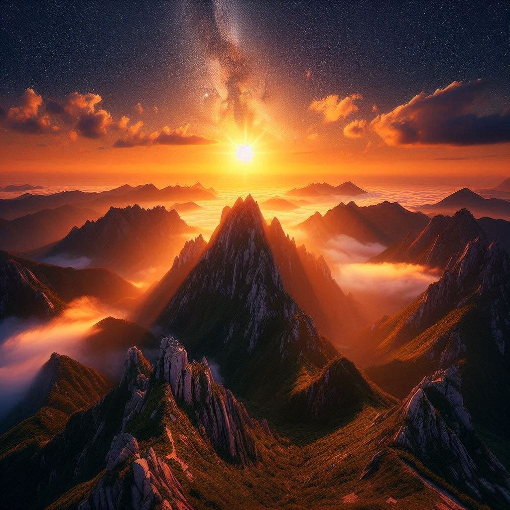 韓國的大德山景觀