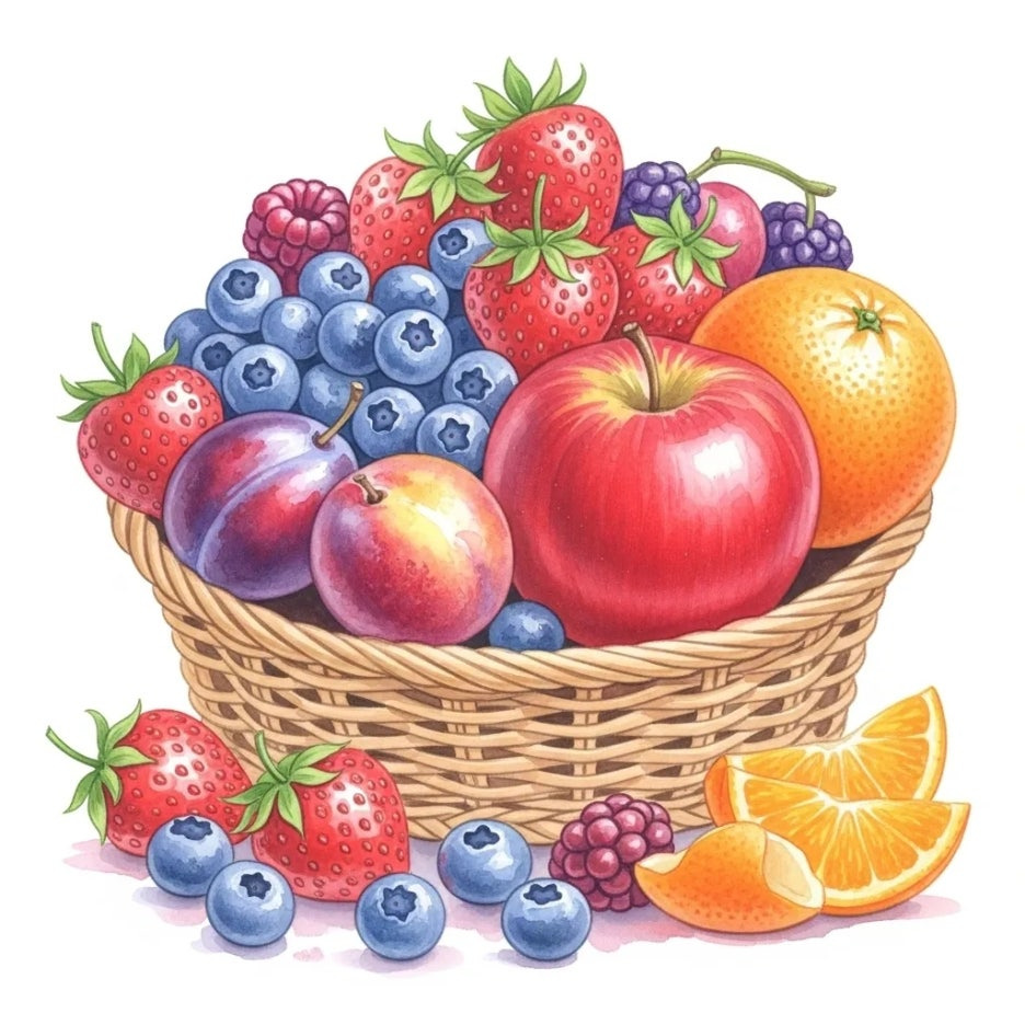 탐스럽고 신선한 베리류와 제철 과일