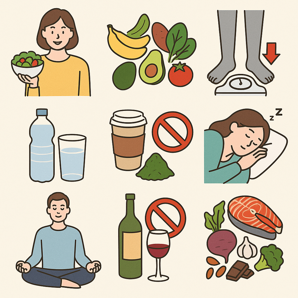 고혈압 약 없이 조절하는 방법