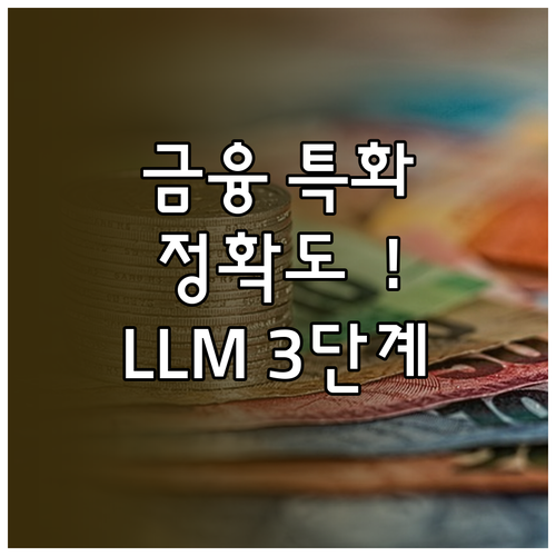 답변 정확도 극대화 금융 특화 LLM..