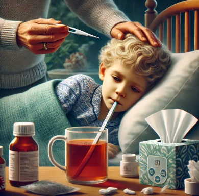 어린이 A형 독감 관련 사진