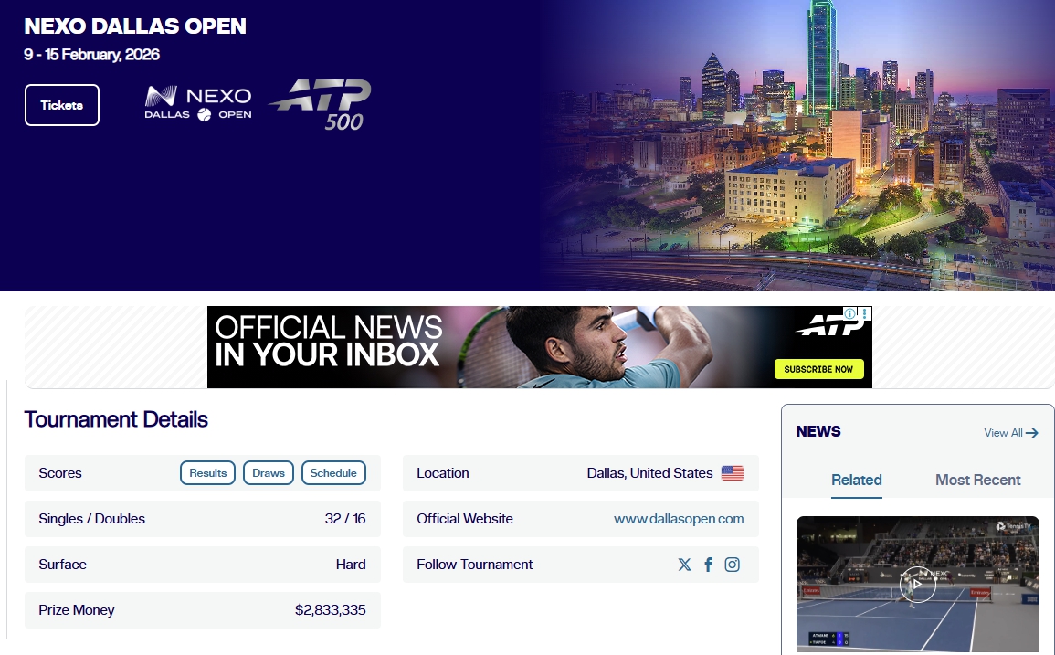 nexo dallas open