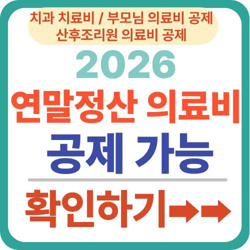 연말정산 의료비 공제