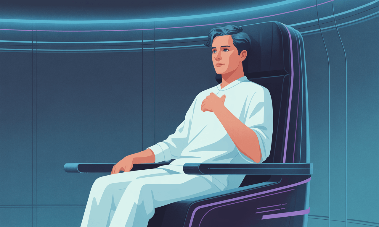 뇌출혈-증상-반신-마비로-의자에-앉아있는-사람