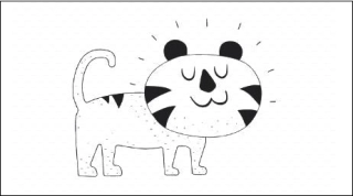 호랑이를 쓰다듬은꿈