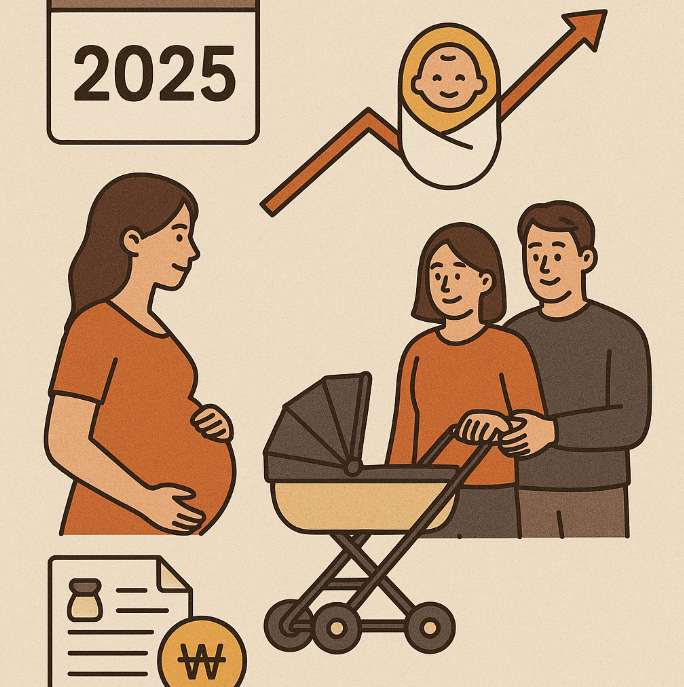 2025년부터 달라지는 출산&middot;육아에 대한 이미지