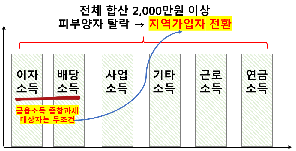 건강보험 피부양자 탈락 기준
